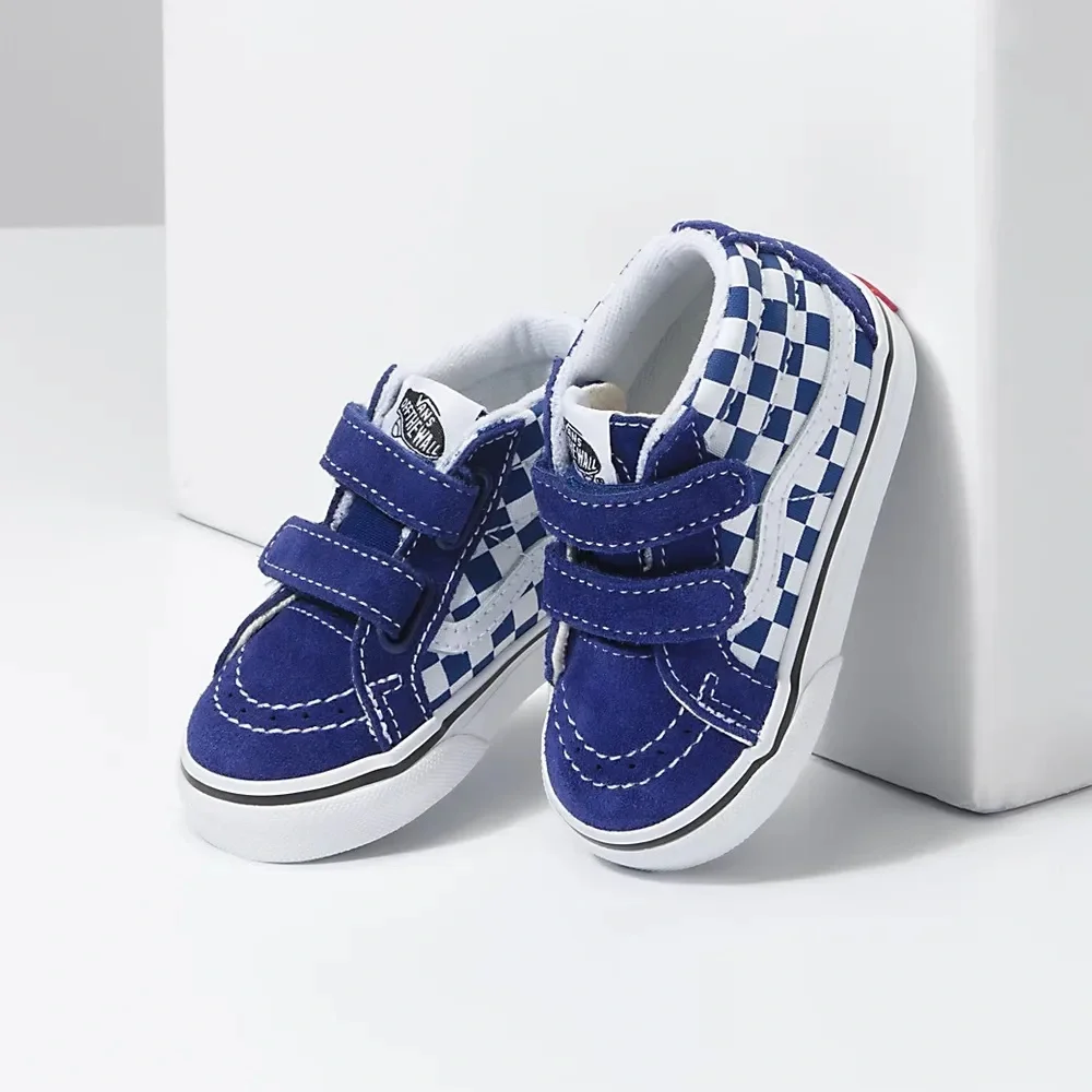 New Vans Toddler Sk8-Mid Reissue V Color Theory Blueprint Shoes Size 5